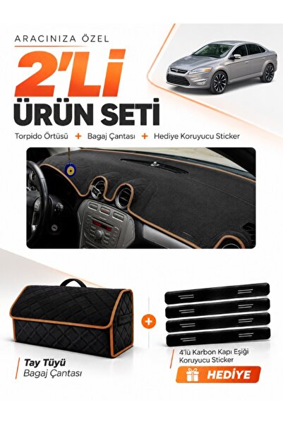 e-biz Ford Mondeo Mk4 (2008-2014) Compatible Dashboard Cover + Tay Feather Tr...