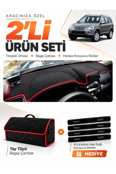 e-biz Honda Cr-V (2000-2006) Compatible Dashboard Cover + Thai Feather Trunk ...