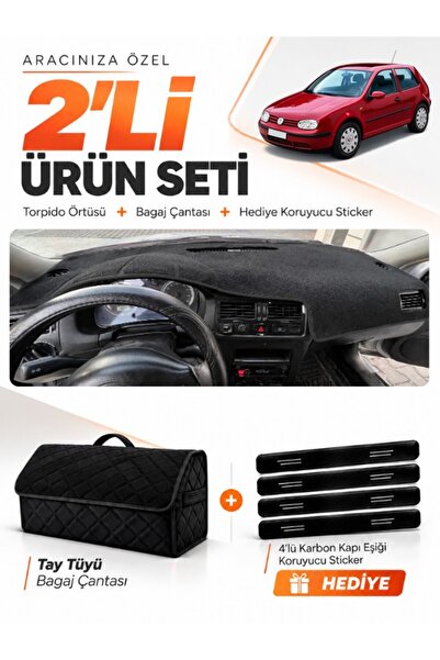 e-biz Volkswagen Golf 4 Mk4 (1997-2003) Compatible Glove Box Cover + Tay Feat...