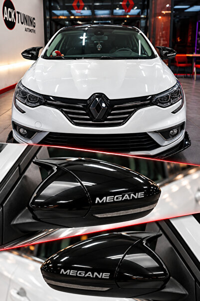 ACK Dizayn Renault Megane 4 Yarasa Ayna Kapağı Yazılı Özel