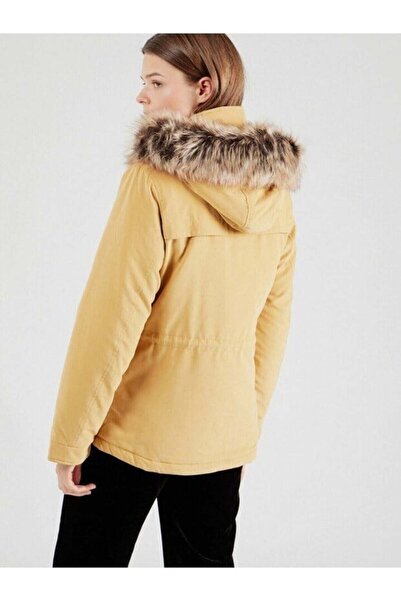 ONLY ONLNEWSTARLINE AW PARKA CC OTW Sarı Kadın Parka 15297128