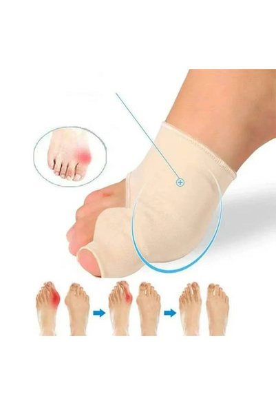 h.t sağlık 1 Adet Tekstil Makaralı Bunyon Koruyucu Halluks Valgus