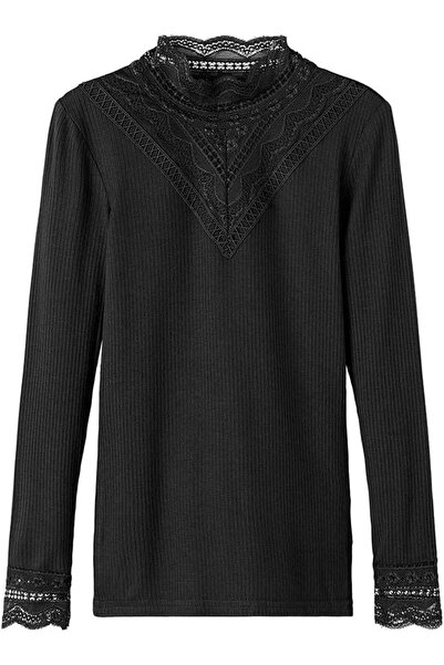 name ıt Girl's Nuri Long-Sleeve Top (pack of 1)