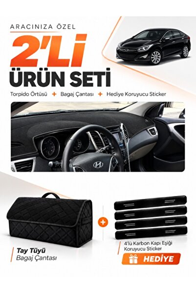 e-biz Hyundai̇ İ40 (2011-2017) Compatible Torpedo Cover + Tay Feather Luggage...