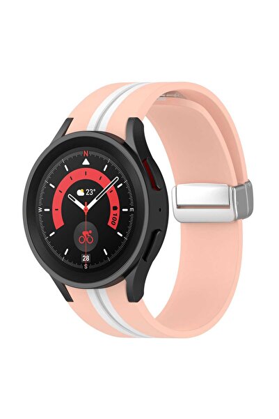 OEM Curea de ceas bicoloră cu cataramă D, compatibilă cu Samsung Galaxy Watch...