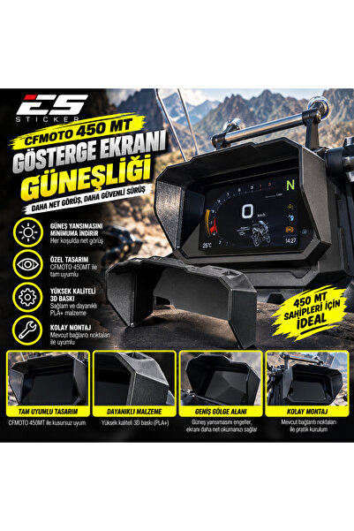 CF MOTO 450 MT EKRAN GÜNEŞ KORUMASI