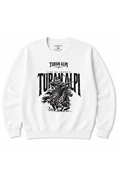 Rabona Fashion Hanorac cu design Turan Alp Ok și alunecătorul cu arcul și cal...