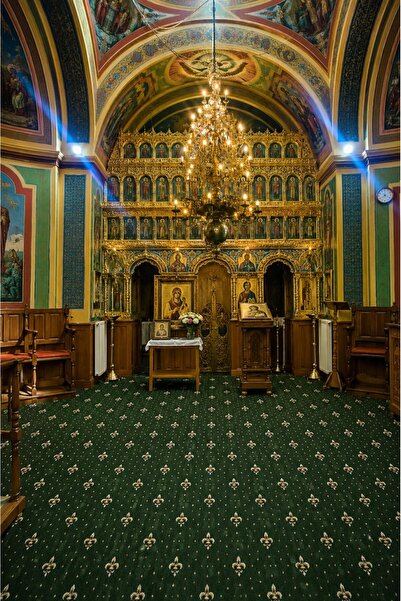 Talis Mocheta biserica, Lotos, Verde, 400x900 cm, Delta 15033
