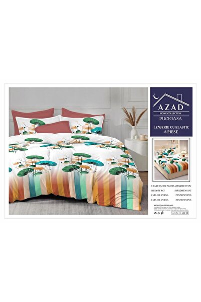 Pucioasa Double Duvet Cover Set , 2 people, Pucioasa, Cotton, Finet, 6 Pieces...