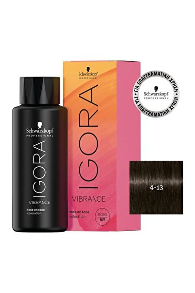 Schwarzkopf Igora Vibrance 4-13 Καστανό Μεσαίο Σαντρέ Ματ 60ml