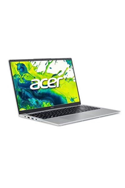 ACER لابتوب أسباير لايت AL15 بمعالج إنتل كور 3-N350، ذاكرة وصول عشوائي 8 جيجابايت، قرص صلب SSD M.2 سعة 256 جيجابايت، رسومات إنتل، شاشة 15.6 بوصة بدقة كاملة 1920×1080، نظام دوس مجاني - لون فضي فاتح