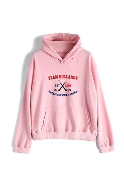 Vordevia Heated Rivalry Hollanov Printed Cotton 3 Yarn Threaded Oversize Swea...