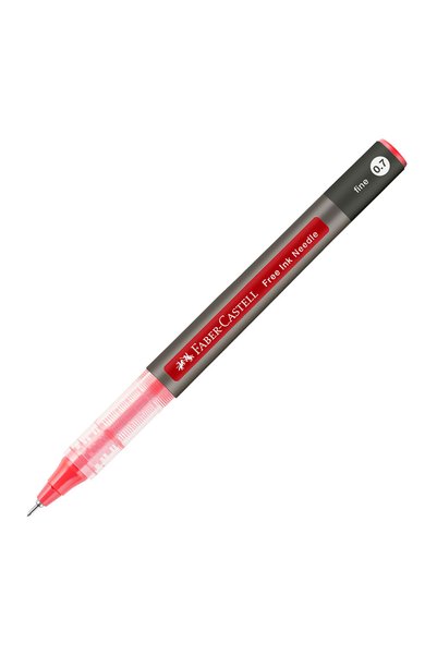 Faber Castell Red Rollerball Ink Needle 0.7mm Faber-Castell