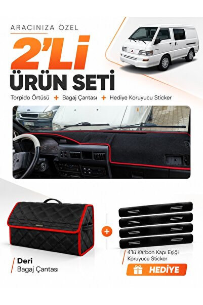 e-biz Mitsubishi L300 (2000-2010) Compatible Torpedo Cover + Leather Luggage ...