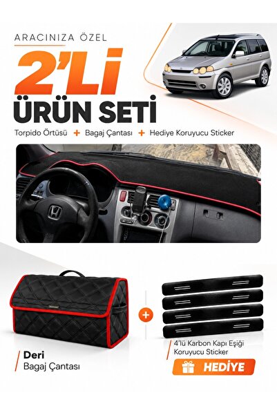 e-biz Honda Hr-V (1998-2005) Compatible Dashboard Cover + Leather Trunk Bag +...