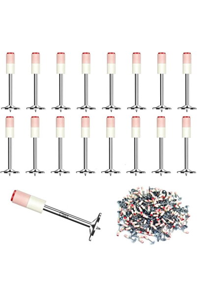 HAWIRE Set 200 cuie tip ciuperca pentru pistol cu autopropulsare, 7.3mm diame...