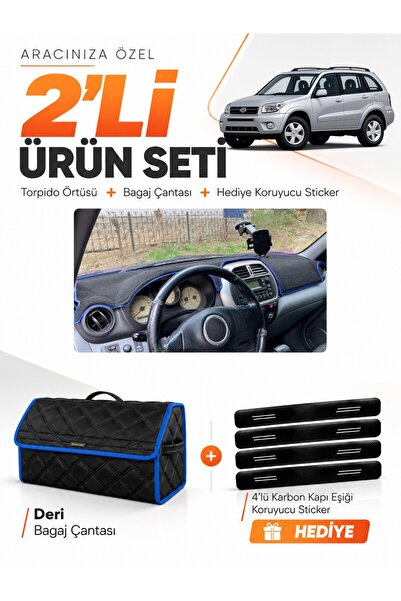 e-biz Toyota Rav4 (2000-2005) Compatible Dashboard Cover + Leather Trunk Bag ...