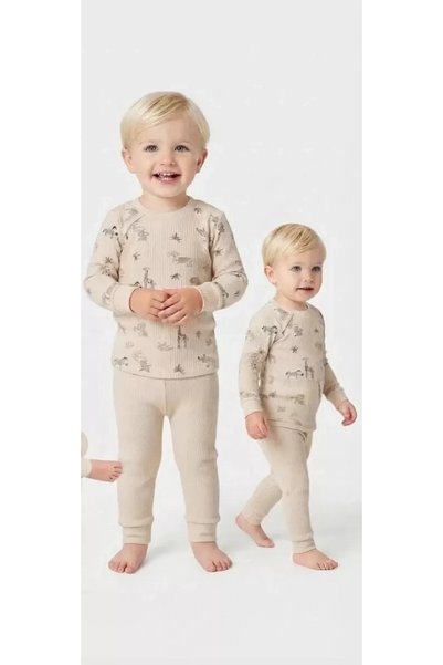 Generic Brand 3/18 Month Report Cotton Fabric Baby Set Ava
