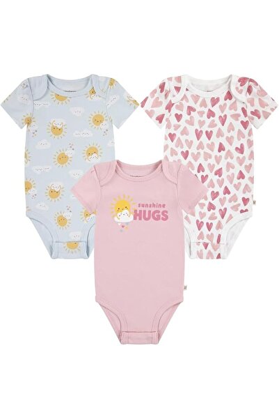 Huggies Girls HUGG 3PK BODYSUIT SET BODYSUIT AND PANT SET