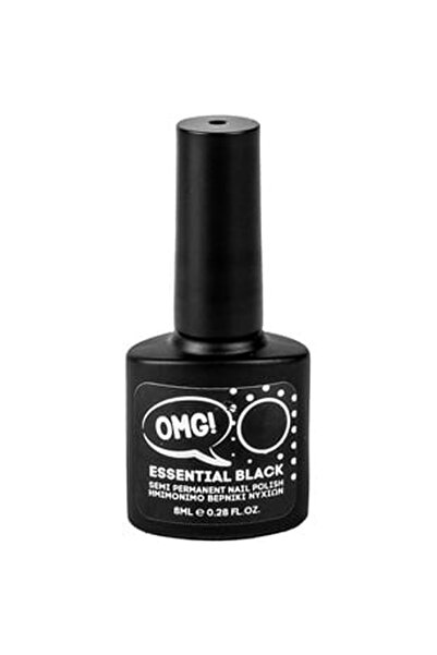 OEM Semi-permanent Black Nail Polish - 8ml