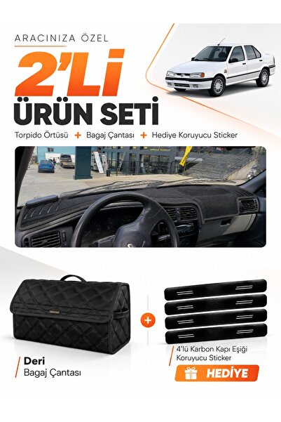 e-biz Gear Cover + Leather Luggage Bag + Sticker Set Renault 19 Europa (1996-...