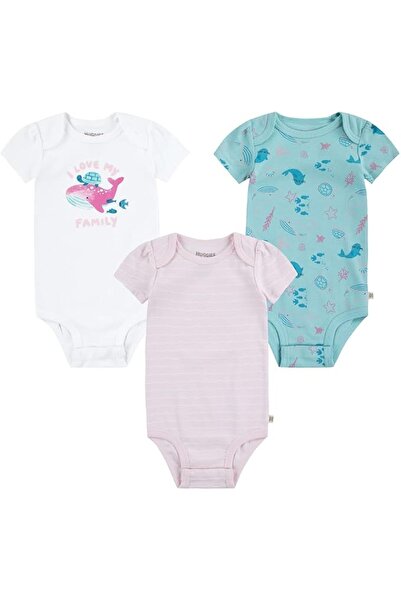 Huggies Girls HUGG 3PK BODYSUIT SET BODYSUIT AND PANT SET