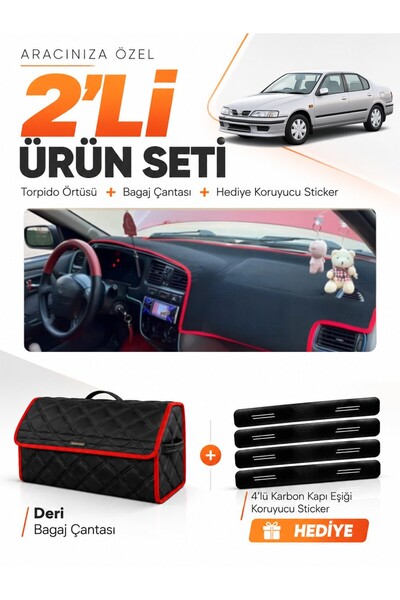 e-biz Nissan Primera P11 (1996-2000) Compatible Torpedo Cover + Leather Trunk...