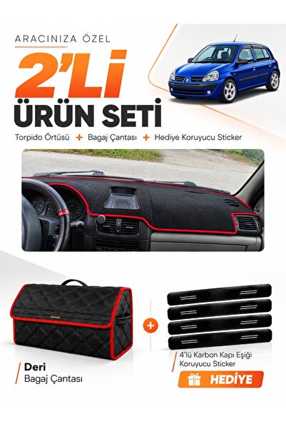e-biz Renault Clio Symbol Airbag Compatible (2003-2006) Compatible Torpedo Co...