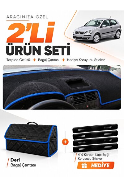 e-biz Volkswagen Polo Poled (2001-2009) Compatible Glove Box Cover + Leather ...