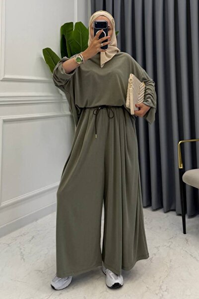 Oversize Üst Ve İspanyol Paça İkili Oysho takım