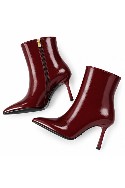 Luxe Heel Ayağınıza Değer Katan Adımlar Kadın Hakiki Deri Rugan Sivri Burun İ...