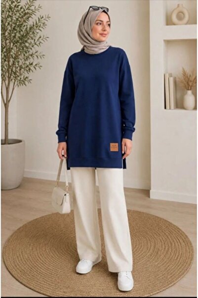 SHİROSA Two-Thread Hijab Tunic with Embroidery