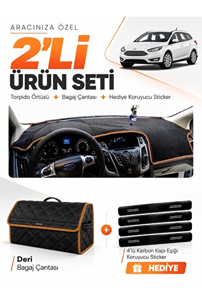 e-biz Ford Focus 3.5 Station Wagon (2014-2018) Compatible Glove Box Cover + L...