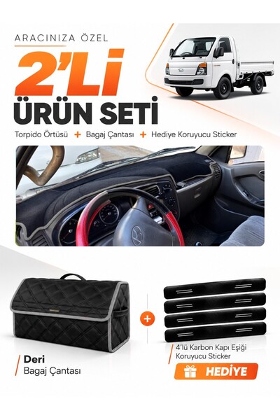 e-biz Hyundai H100 (2004-2019) Compatible Torpedo Cover + Leather Luggage Bag...