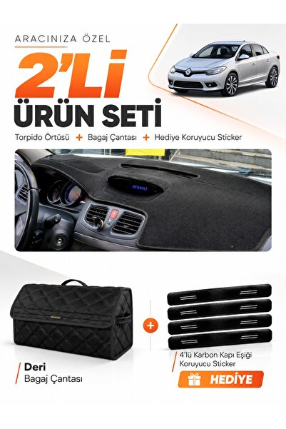 e-biz Renault Fluence Small Screen (2009-2016) Compatible Glove Box Cover + L...