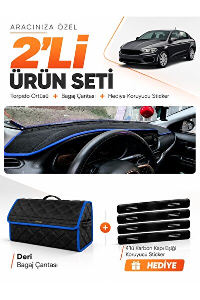 e-biz Fi̇at Egea Sedan (2007-2021) Tablet-Free Compatible Dashboard Cover + L...