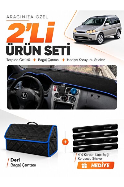 e-biz Honda Hr-V (1998-2005) Compatible Dashboard Cover + Leather Trunk Bag +...