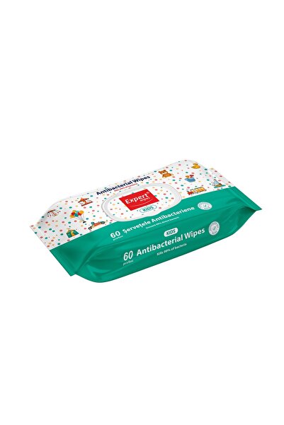 Expert wipes Șervețele pentru copii, 60 șervețele