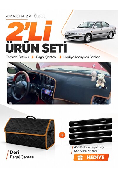 e-biz Nissan Primera P11 (1996-2000) Compatible Torpedo Cover + Leather Trunk...