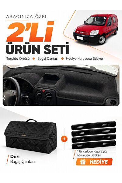 e-biz Citroen Berlingo M59 (2002-2008) Compatible Dashboard Cover + Leather T...