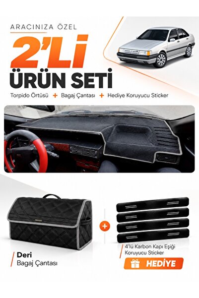 e-biz Fiat Tempra (1992-1997) Analog Console Compatible Dashboard Cover + Lea...