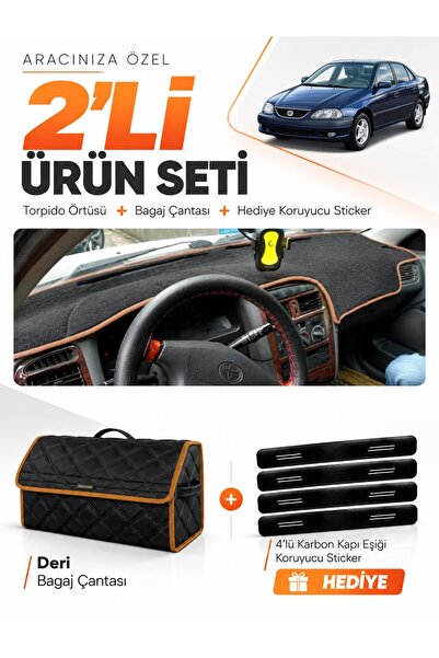 e-biz Toyota Avensis T220 (1997-2002) Compatible Torpedo Cover + Leather Trun...