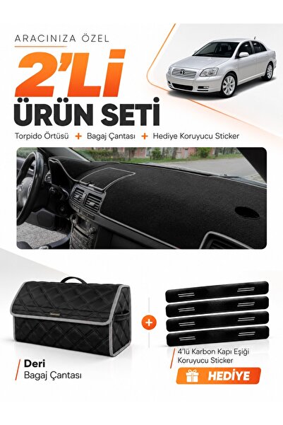 e-biz Toyota Avensis Screenless T250 (2003-2008) Compatible Torpedo Cover + L...