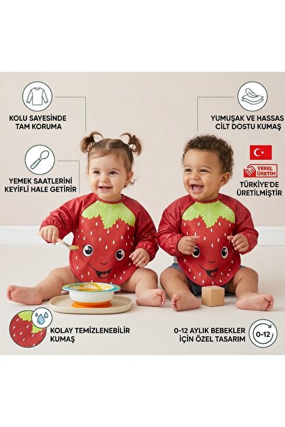 milay's life home collections 0-12 MESECI SLATKA ŠARENA PREDNICA SA RUKAVIMA