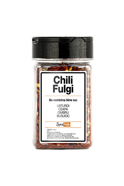 Spicehub Chili fulgi 60g SpiceHub, condiment pentru paste, pizza, pui
