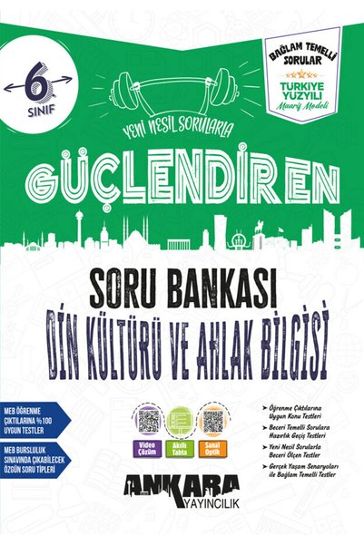Ankara Yayıncılık 2027 6. Sınıf Güçlendiren Din Kültürü ve Ahlak Bilgisi %100...