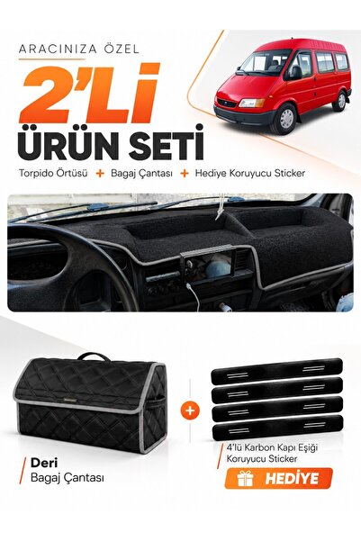 e-biz Ford Transit 1 (1986-1994) Compatible Glove Box Cover + Leather Luggage...