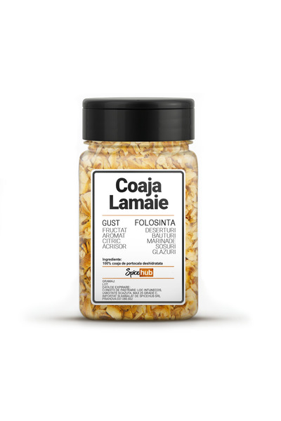 Spicehub Coaja de lamaie deshidratata bucati 60g SpiceHub, condiment pentru c...
