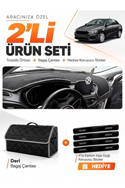 e-biz Fi̇at Egea Sedan (2019-2026) Compatible Torpedo Cover with Tablet Holde...