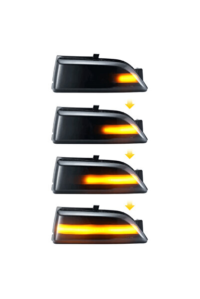 HELECO Δυναμικό Φλας Καθρέφτη LED Φιμέ – FORD Ranger T6 / Raptor / Wildtrak